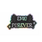 Emo forever enamel pin