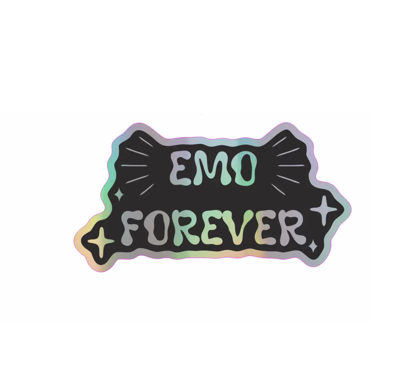 Emo forever enamel pin