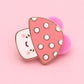 Kawaii mushroom enamel pin