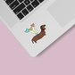 Sausage Dog vinyl sticker