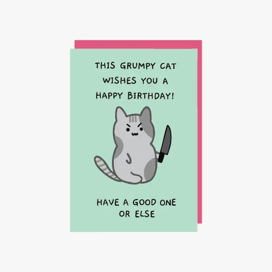 grump cat birthday card funny 