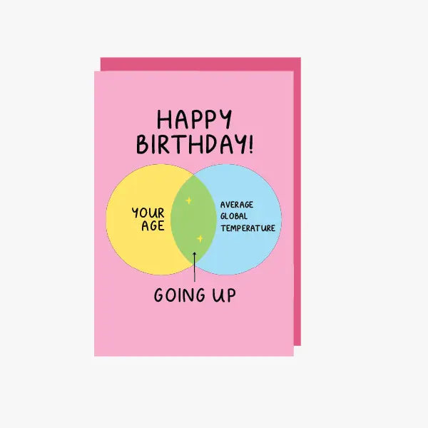 funny venn diagram greeting card